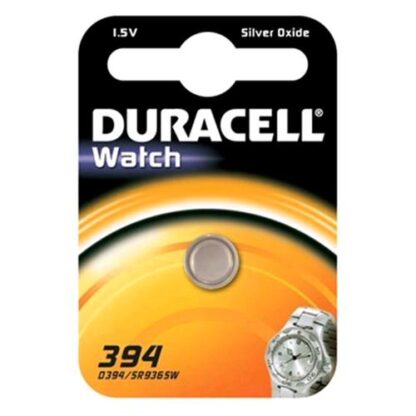DURACELL WATCH D394/SR45 BATTERIA A BOTTONE PER OROLOGI ALL'OSSIDO D'ARGENTO CONF 1 Pz