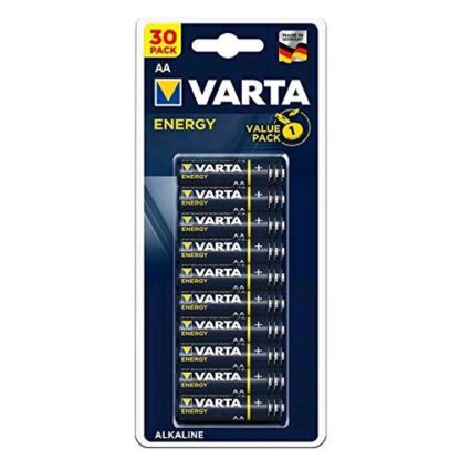 VARTA LONGLIFE POWER BLU BATTERIE STILO AA 1.5 V ALCALINE CONF 30 Pz.