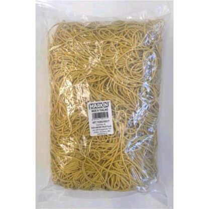 MARKIN ELASTICI GOMMA BUSTA 1KG 100X1.7 MM GIALLO