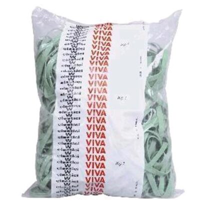 VIVA ELASTICI GOMMA BUSTA 1 KG 120X8 MM VERDE