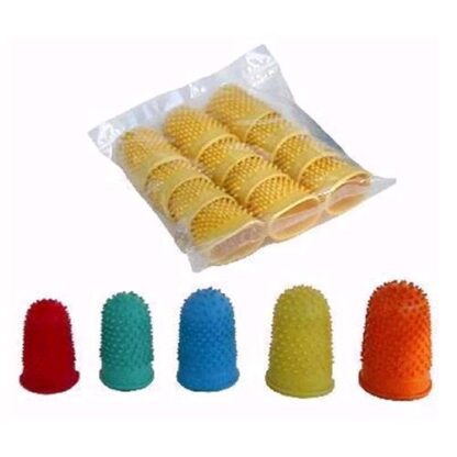 VIVA DITALI IN GOMMA MEDIO 18X30MM COL. BLU CONF 12 Pz.