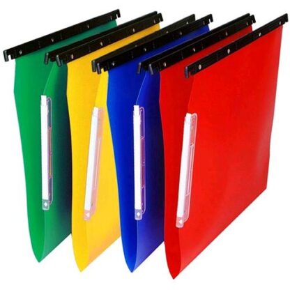 BERTESI CARTESIO PP CARTELLE SOSPESE IN PP INTERASSE 330MM FONDO A V COL. ASSORTITI CONF 25 Pz.
