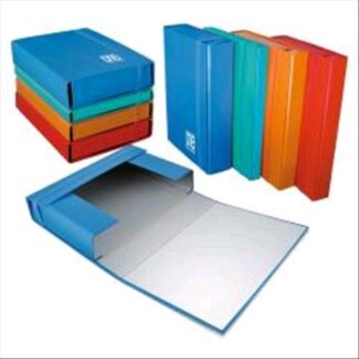 BLASETTI ONE COLOR CARTELLA PROGETTO C/ELASTICO IN CARTONCINO PLASTIFICATO 250X360MM A4 DORSO 7CM COL.BLU
