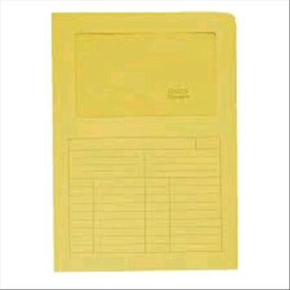 BLASETTI SINTEX CARTELLINA A L CON FINESTRA IN CARTA 297X210MM A4 COL. GIALLO CONF 50 Pz.