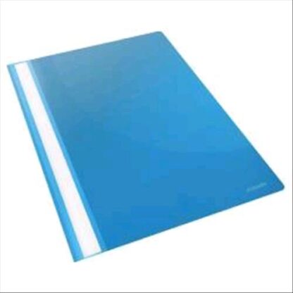 ESSELTE REPORT FILE CARTELLE AD AGHI IN PP 226X310MM A4 COL. BLU VIVIDA CONF 25 Pz.
