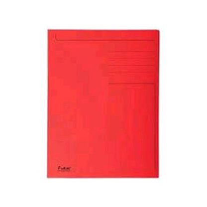 EXACOMPTA FOLDYNE CARTELLINE IN CARTA 240X320MM A4 COL.ROSSO CONF 50 Pz.