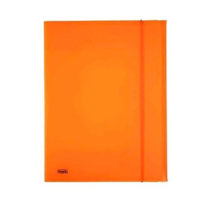 FAVORIT NEON CARTELLE 3 LEMBI C/ELASTICO IN PP 240X330MM A4 COL. ARANCIO