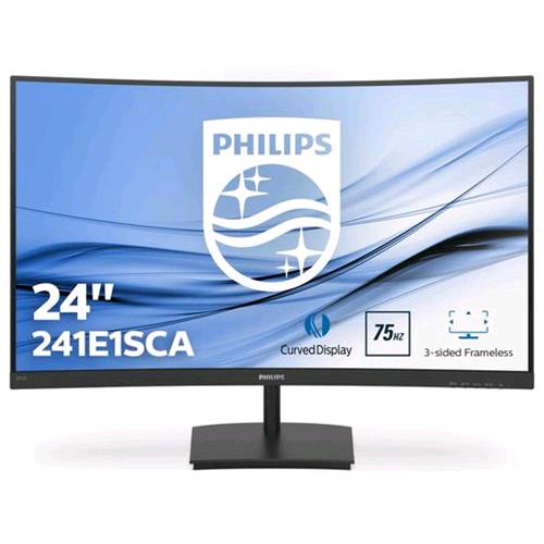 PHILIPS E LINE 241E1SCA/00 23.6" FUL HD MONITOR PC CURVO