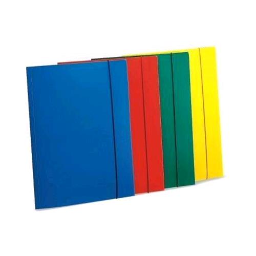 FELLOWES CARTELLA 3 LEMBI C/ELASTICO IN PP 250X350MM COL. ROSSO