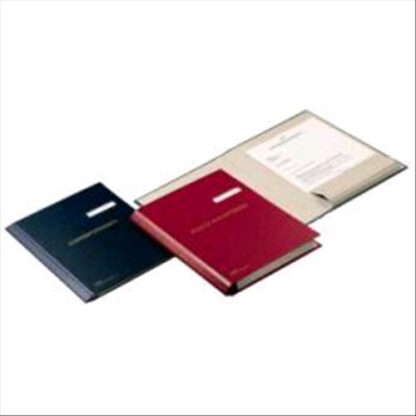 FRASCHINI LIBRO POSTA IN ARRIVO E PARTENZA IN DERMOIDE 240X340MM DORSO DA 0 A 4 CM COL.BLU