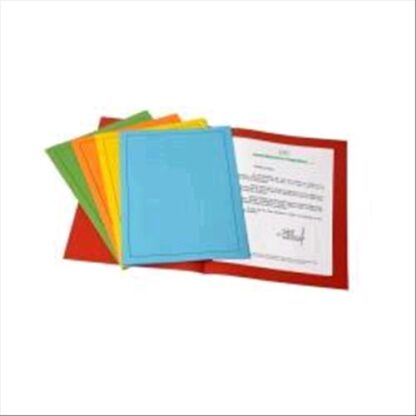 FRASCHINI CARTELLINE CON STAMPA IN CARTONCINO 250X330MM A4 COL. ASSORTITI CONF 50 Pz.