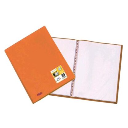 FAVORIT PORTALISTINI IN PP 220X300MM A4 20 BUSTE COL. ARANCIO