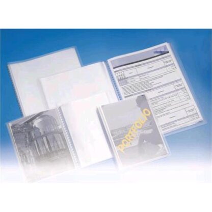FAVORIT SVILUPPO PORTALISTINI PERSONALIZZABILI IN PP 220X300MM A4 10 BUSTE COL. TRASPARENTE