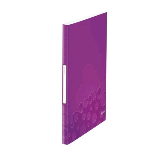 LEITZ WOW PORTALISTINI IN PP 231X310MM A4 40 BUSTE COL. VIOLA