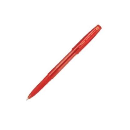 PILOT SUPERGRIP G PENNA A SFERA ROSSO PUNTA CONICA 1mm CONF 12 Pz.
