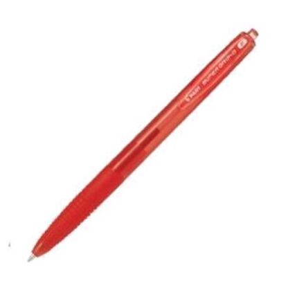 PILOT SUPERGRIP G PENNA A SFERA A SCATTO ROSSO PUNTA CONICA 1mm CONF 12 Pz.