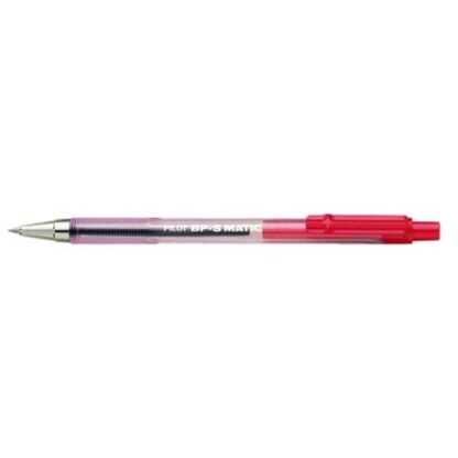 PILOT BP-S MATIC PENNA A SFERA A SCATTO ROSSO PUNTA CONICA 0.70mm CONF 12Pz.