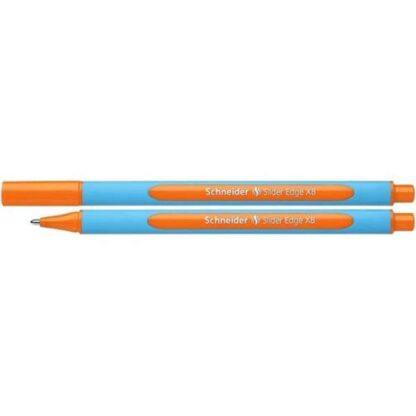 SCHNEIDER SLIDER EDGE PENNA A SFERA ARANCIONE PUNTA CONICA 1mm CONF 10 Pz.