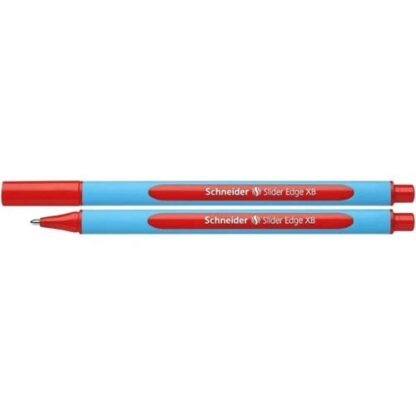 SCHNEIDER SLIDER EDGE PENNA A SFERA ROSSO PUNTA CONICA 1mm CONF 10 Pz.