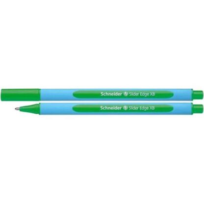 SCHNEIDER SLIDER EDGE PENNA A SFERA VERDE PUNTA CONICA 1mm CONF 10 Pz.