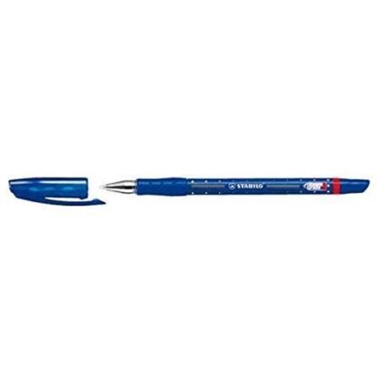 STABILO EXAM GRADE PENNA A SFERA BLU PUNTA CONICA TRATTO 0.40mm CONF 10 Pz.