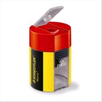 STAEDTLER NORIS TEMPERAMATITE IN PLASTICA 1 FORO FINO A 8.2 mm CON SERBATOIO CONF 10 PZ.