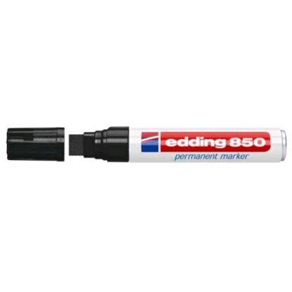EDDING 850 MARCATORE PERMANTE NERO PUNTA A SCALPELLO 5/16 mm CONF 5 Pz.
