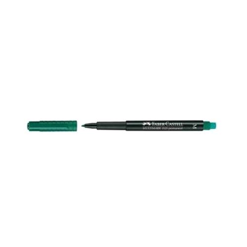 FABER CASTELL MULTIMARK MARCATORE PERMANENTE VERDE PUNTA CONICA 1 mm CONF 10 Pz.