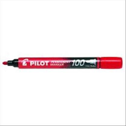 PILOT SCA-100 MARCATORE PERMANENTE ROSSO PUNTA TONDA 1 mm CONF 12 PZ.