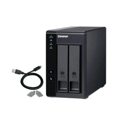 QNAP TR-002 CONTENITORE DI UNIT DI ARCHIVIAZIONE 2.5/3.5" ENCLOSURE HDD/SSD NERO