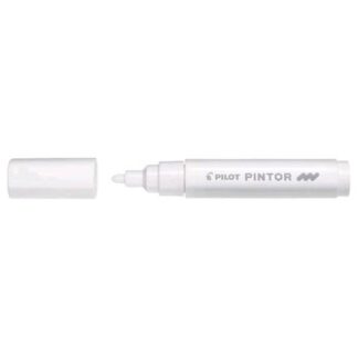 PILOT PINTOR MARCATORE AD ACQUA PERMANENTE BIANCO PUNTA TONDA 1.40 mm CONF 6 Pz.