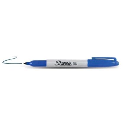 SHARPIE FINE POINT MARCATORE PERMANENTE BLU PUNTA TONDA 1 mm CONF 12 Pz.