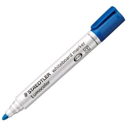 STAEDTLER LUMOCOLOR WHITEBOARD MARCATORE PER LAVAGNE BLU PUNTA TONDA 2 mm CONF 10 Pz.