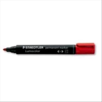 STAEDTLER LUMOCOLOR PERMANENT MARCATORE PERMANENTE PUNTA TONDA 2 mm ROSSO CONF 10 Pz.