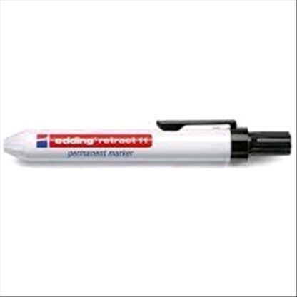 EDDING RETRACT 11 MARCATORE PERMANENTE NERO A SCATTO PUNTA TONDA 1.5/3 mm CONF 10 Pz.