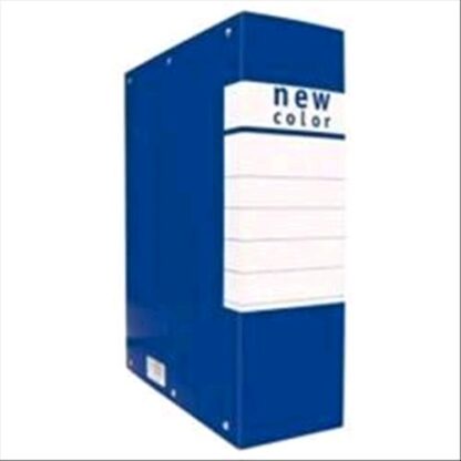 BREFIOCART ARCHIVIO PROGETTO NEWCOLOR D6 MM60X350X250 COL. BLU CONF 5 Pz.