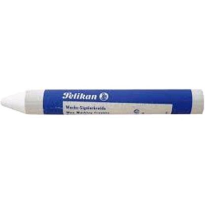 PELIKAN 772 PASTELLI VETROGRAFICI 12X95 mm COL. BIANCO CONF 12 Pz.