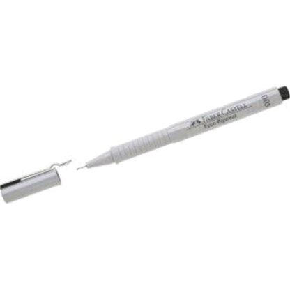 FABER CASTELL ECCO-PIGMENT PENNA PUNTA IN FIBRA 0.5 mm COL. NERO CONF 10 Pz.