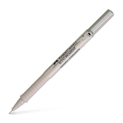 FABER CASTELL ECCO PIGMENT PENNA PUNTA IN FIBRA 0.70 mm NERO CONF 10 Pz.