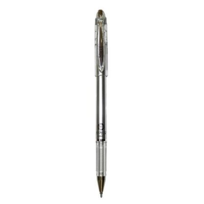 PENTEL SLICCI METALLIC PENNA ROLLER INCHIOSTRO GEL ARGENTO PUNTA CONICA 0.80 mm CONF 12 Pz.