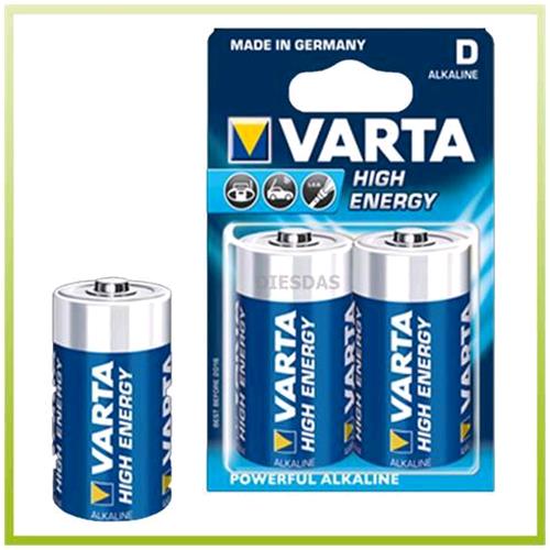 VARTA LONGLIFE POWER D BLU TORCIA 1.5 V CONF 2 Pz.
