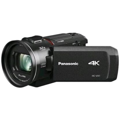 PANASONIC HC-VX1EG VIDEOCAMERA COMPATTA ULTRA HD 4K GRANDANGOLO 25 MM ZOOM OTTICO 24X 4K CROPPING WI-FI NERO