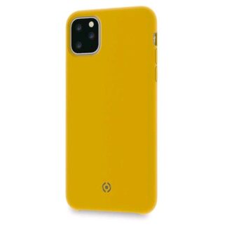 CELLY APPLE iPHONE 11 PRO MAX COVER LEAF IN TPU COLORE GIALLO