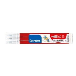 PILOT FRIXION BALL REFILL ROSSO PUNTA CONICA 1 mm CONF 3 Pz.