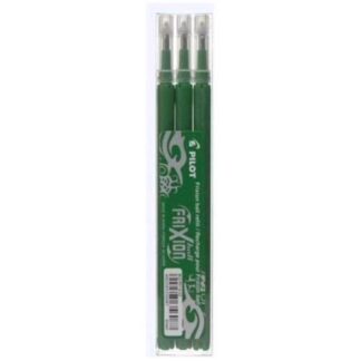 PILOT FRIXION BALL REFILL VERDE PUNTA CONICA 0.70 mm CONF 3 Pz.