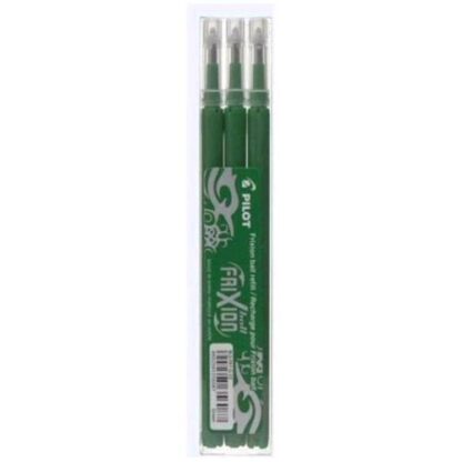 PILOT FRIXION BALL REFILL VERDE PUNTA CONICA 0.70 mm CONF 3 Pz.