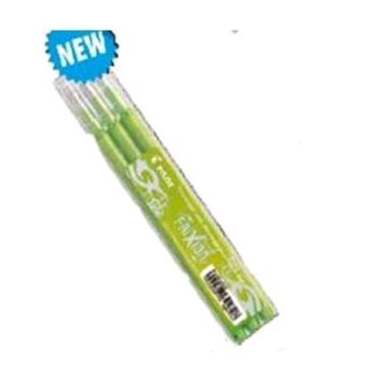 PILOT FRIXION BALL REFILL VERDE CHIARO PUNTA CONICA 0.70 mm CONF 3 Pz.