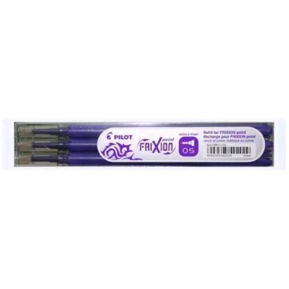 PILOT FRIXION POINT REFILL VIOLA PUNTA AD AGO 0.50 mm CONF 3 Pz.