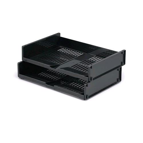 DURABLE OPTIMO VASCHETTA PORTACORRISPONDENZA IN PS MM 62X230X324 COL. ANTRACITE