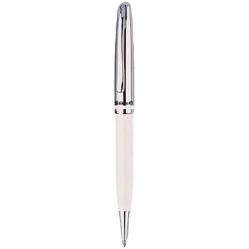 PELIKAN JAZZ PENNA A SFERA INCHIOSTRO NERO PUNTA CONICA 0.70 mm FUSTO BIANCO + ASTUCCIO